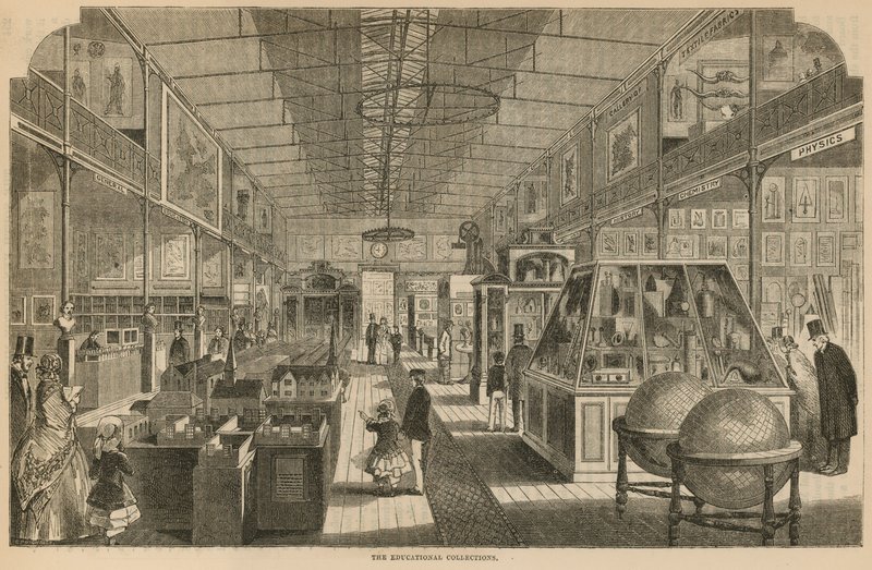 Het Architecturaal Museum, South Kensington, Londen; De educatieve collectie door English School