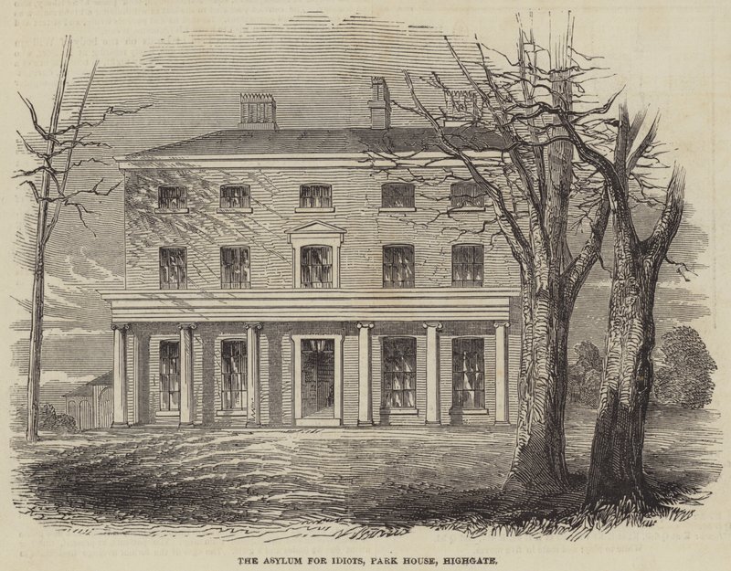 Het Idiotenasiel, Park House, Highgate door English School