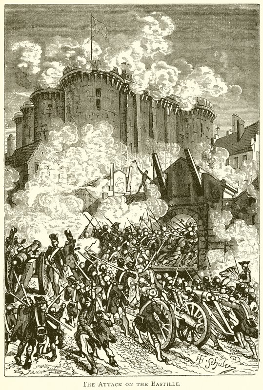 De Aanval op de Bastille door English School