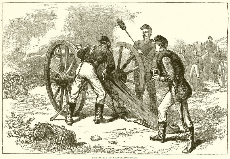 De Slag bij Chancellorsville door English School