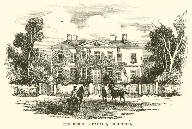 Het bisschoppelijk paleis, Lichfield door English School