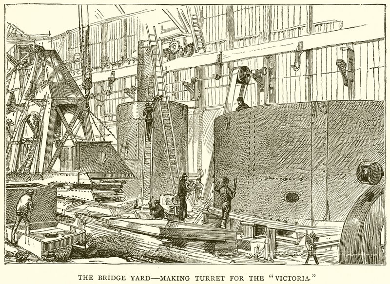 De brugwerf - Toren maken voor de Victoria door English School