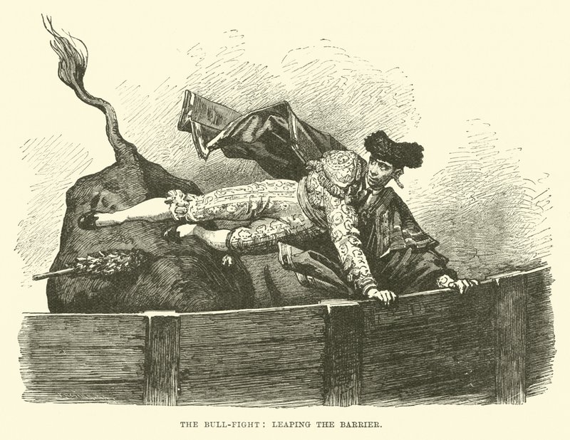Het Stierengevecht, over de barrière springen door English School