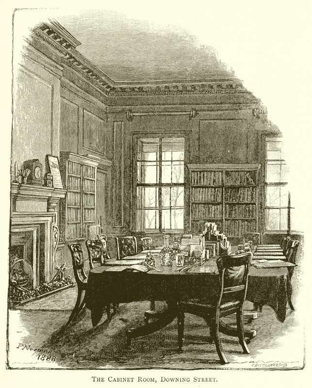 De kabinetskamer, Downing Street door English School