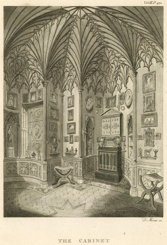 De Kabinet in Strawberry Hill, Twickenham, Londen door English School