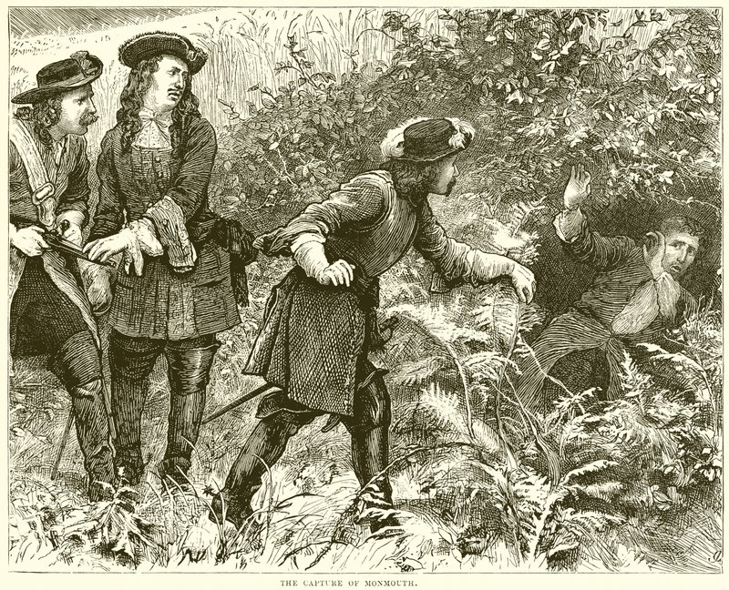 De gevangenneming van Monmouth door English School