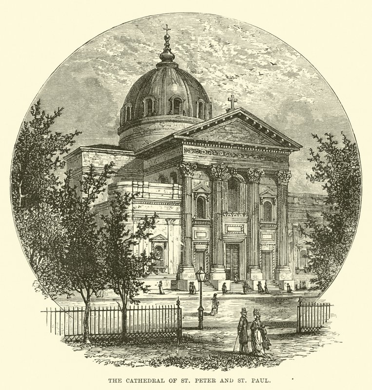 De Kathedraal van Sint-Pieter en Sint-Paulus door English School