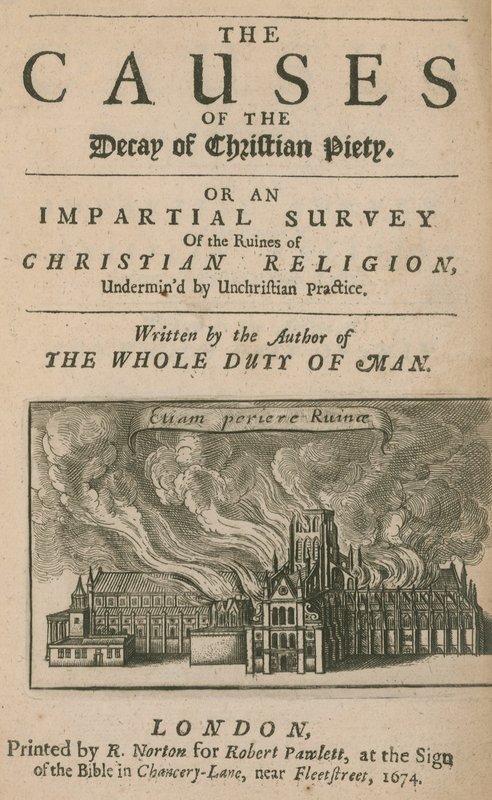 De Oorzaken van het Verval van Christelijke Vroomheid door English School