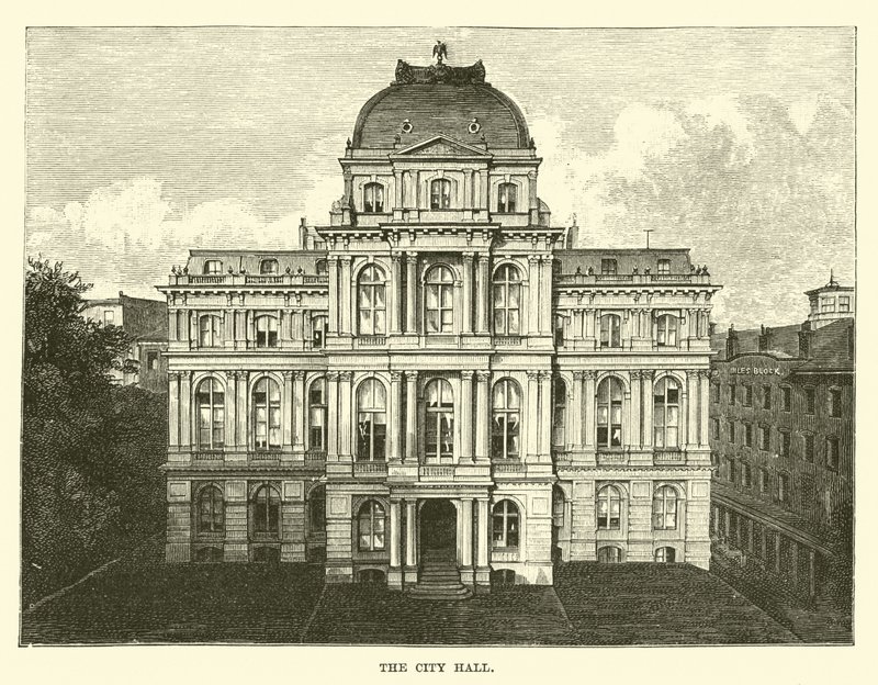 Het Stadhuis door English School