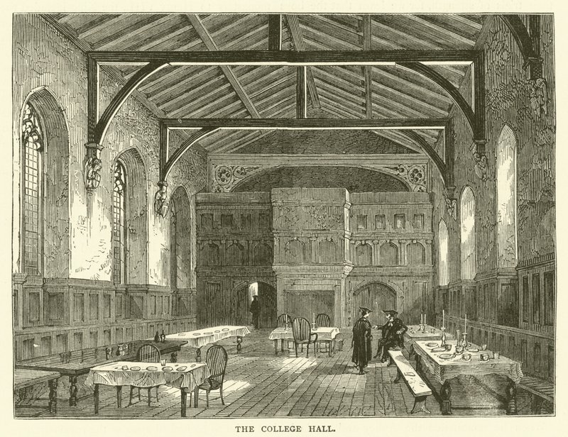 De collegezaal door English School