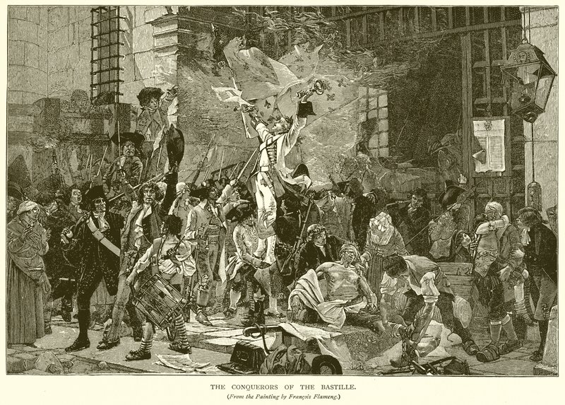 De Veroveraars van de Bastille door English School