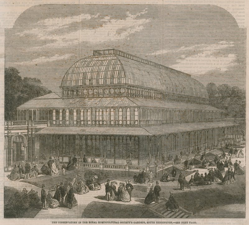 De kas in de Royal Horticultural Society