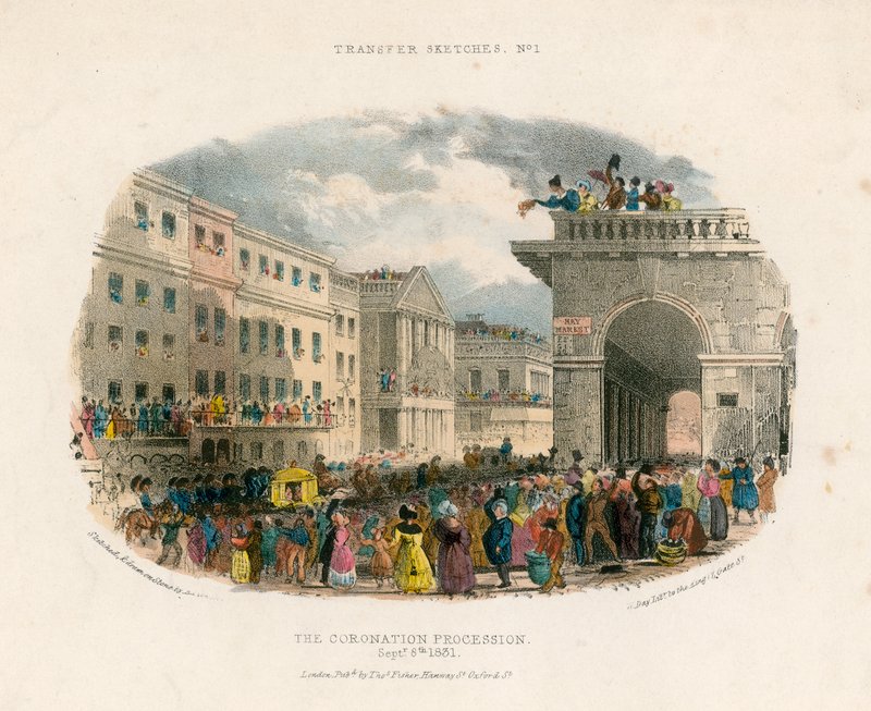 De kroningsprocessie, 8 september 1831 door English School