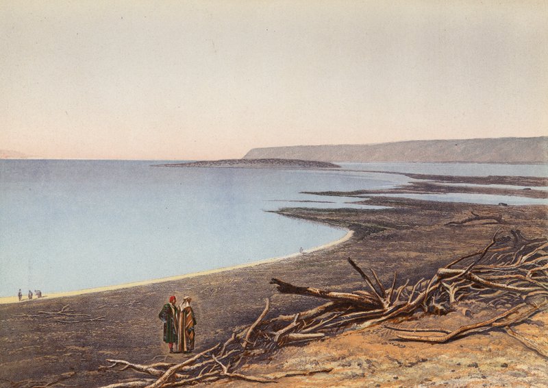 De Dode Zee, vanaf de noordelijke oever, Genesis XIII IO II_XIX, 24 25 door English School