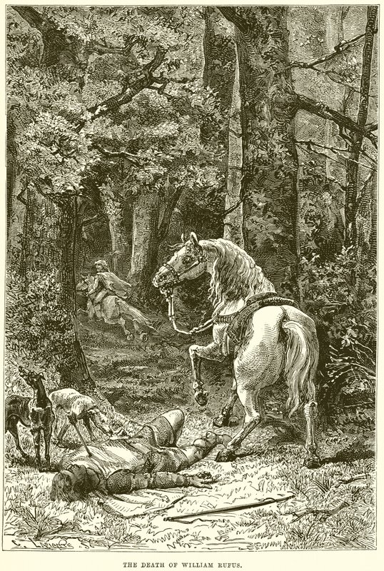 De Dood van Willem Rufus door English School