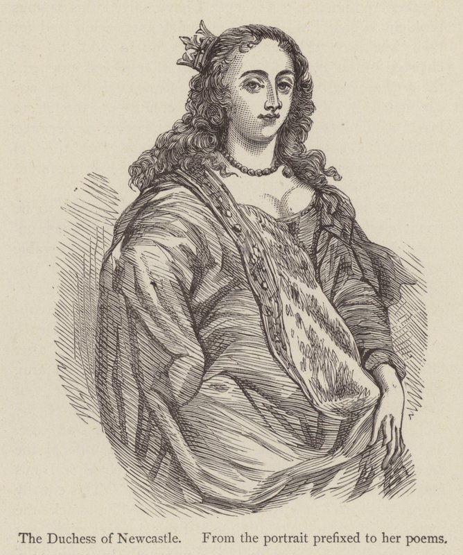 De Hertogin van Newcastle, van het portret voorafgaand aan haar gedichten door English School