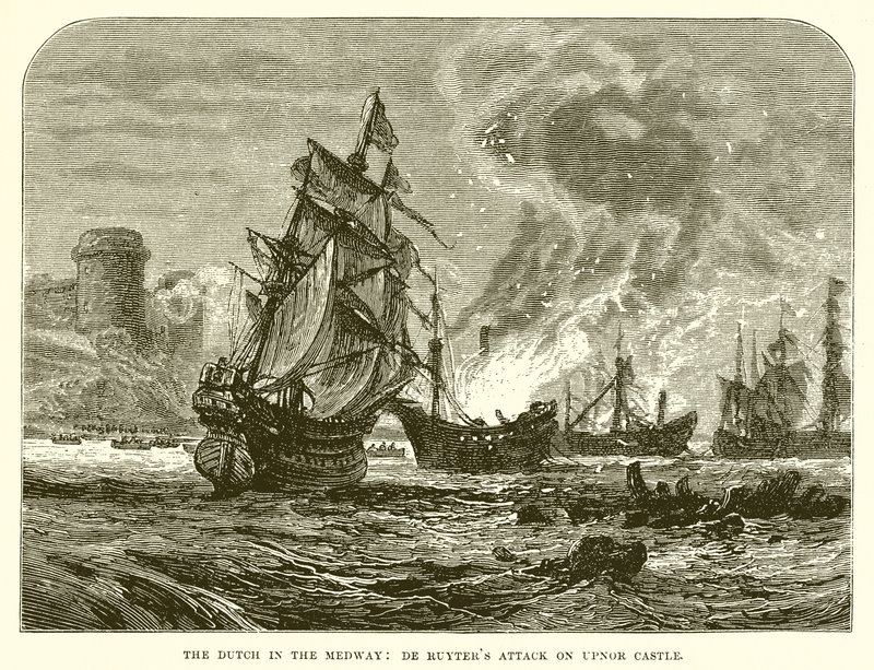 De Nederlanders in de Medway: De aanval van De Ruyter op kasteel Upnor door English School