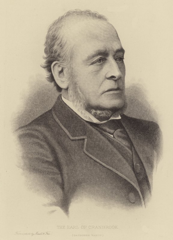 De Graaf van Cranbrook, Gathorne Hardy door English School