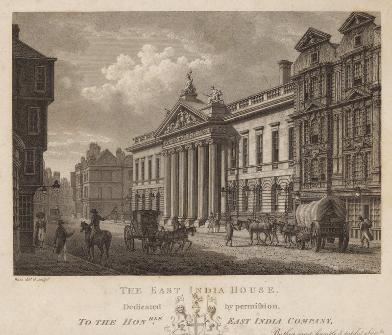 Het East India House door English School