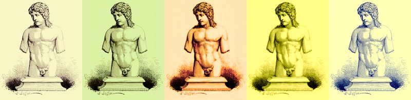 De Eros van het Vaticaan, standbeeld in het Vaticaan, illustratie uit Geschiedenis van Rome door Victor Duruy, gepubliceerd 1884 door English School