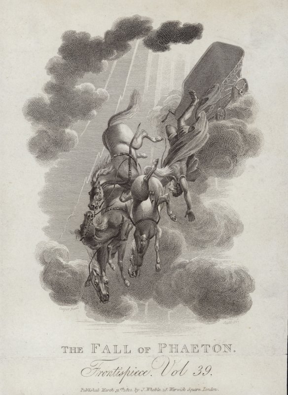De Val van Phaeton door English School