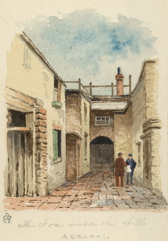The Fox Under the Hill, Adelphi, Londen door English School