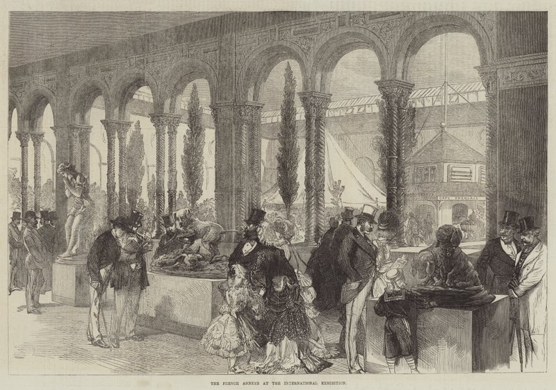 De Franse Bijlage op de Internationale Tentoonstelling door English School