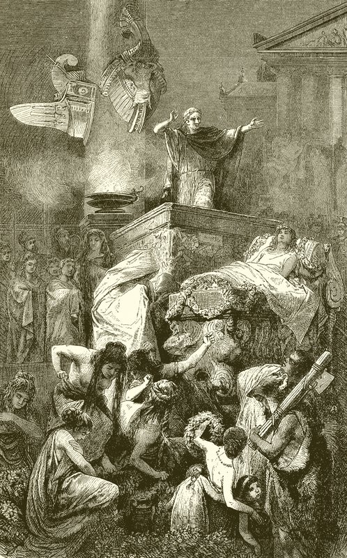 De lijkrede over een Romeinse held door English School