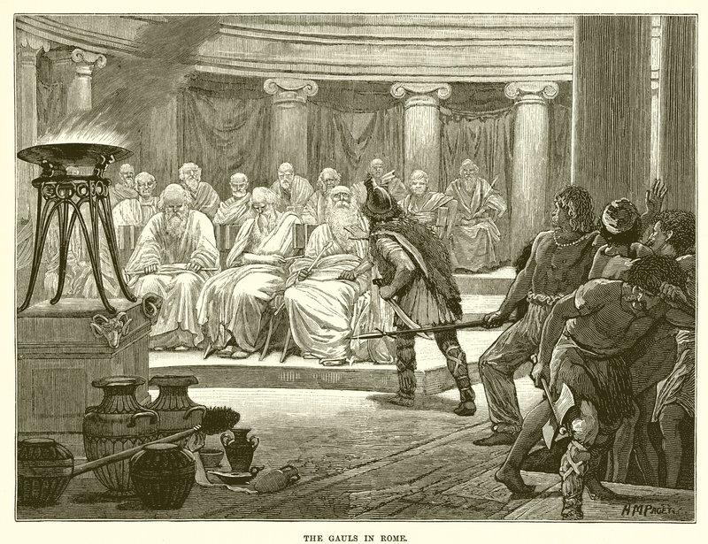 De Galliërs in Rome door English School