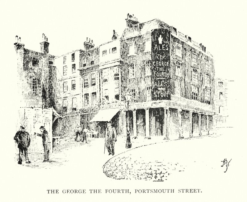 The George the Fourth, Portsmouth Street door English School
