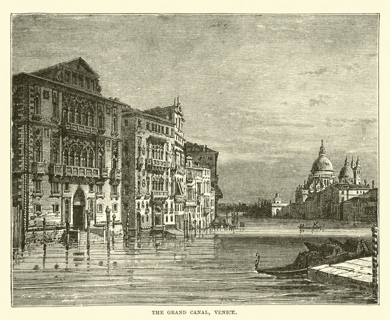 Het Grote Kanaal, Venetië door English School