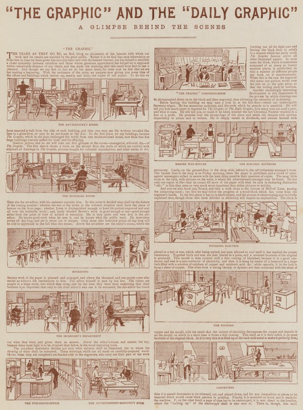 "The Graphic" en de "Daily Graphic" (gravure) door English School