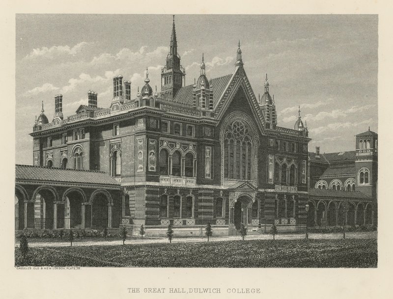 De Grote Zaal van Dulwich College door English School