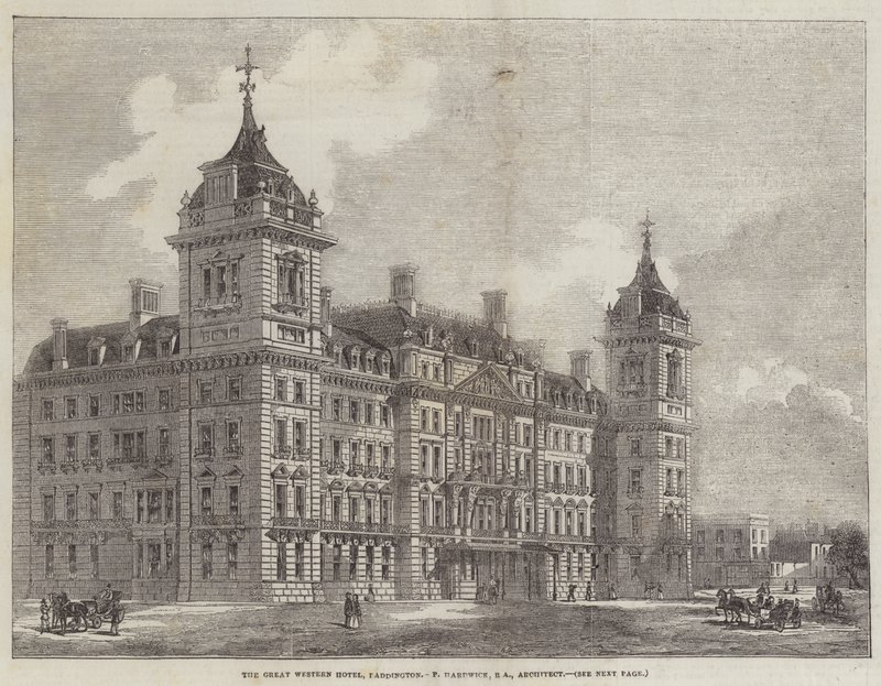 Het Great Western Hotel, Paddington door English School