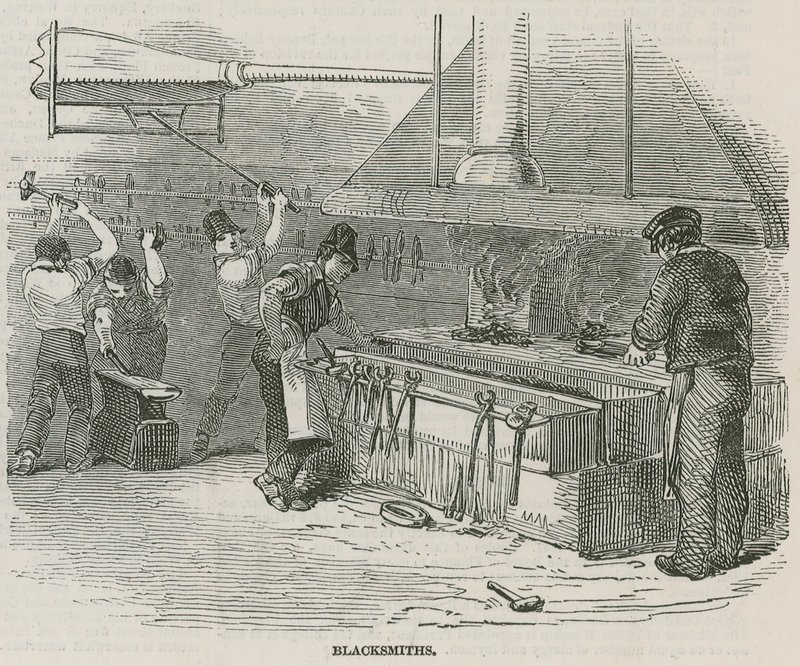 De Greenwich Royal Hospital Schools; Smidse door English School