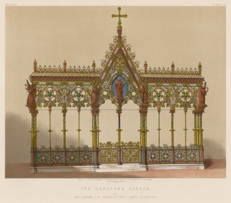 Het Hereford Scherm door Skidmores Art Manufactory Company, Coventry door English School