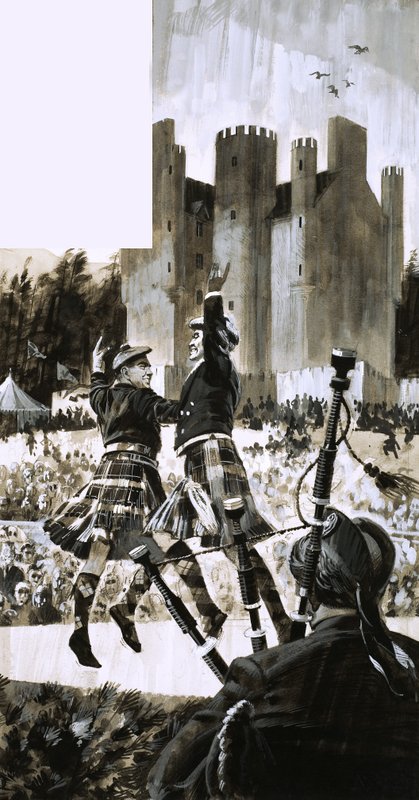 De Highland Games van Braemar door English School