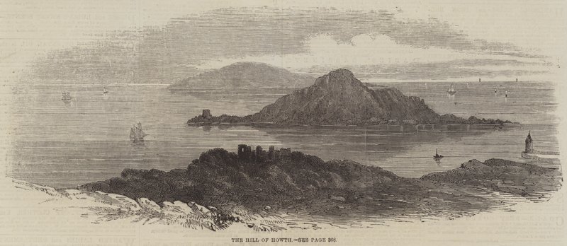 De Heuvel van Howth (gravure) door English School