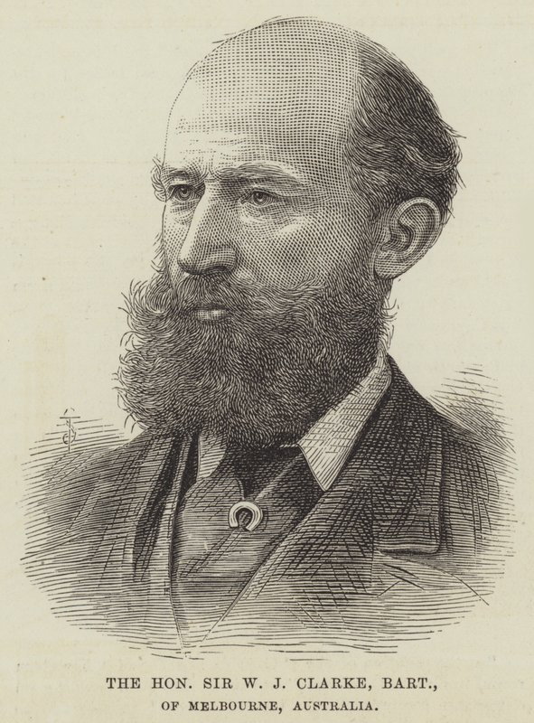 De eerwaarde Sir W J Clarke, baronet, uit Melbourne, Australië door English School
