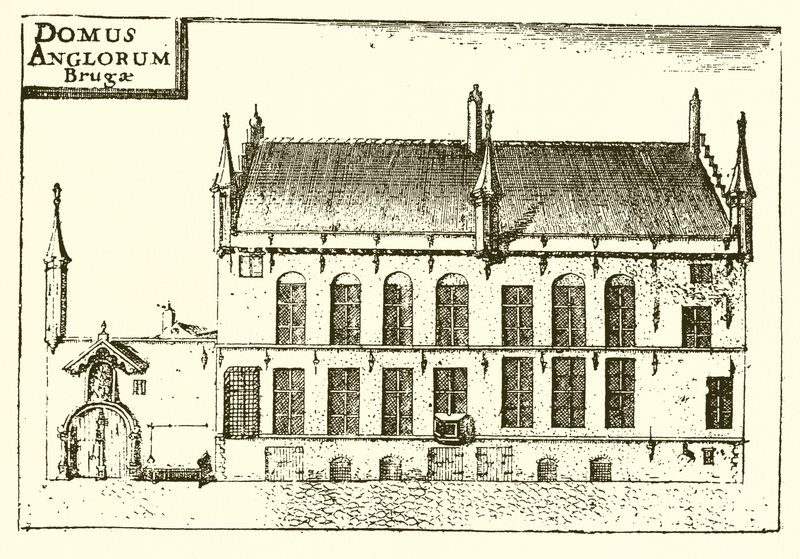 Het huis in Brugge bewoond door Caxton door English School