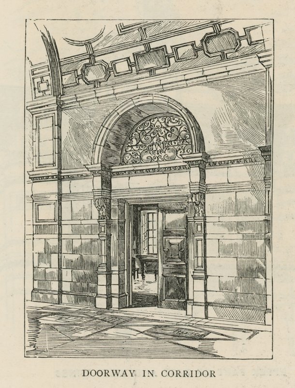 Het Imperial Institute: Deur in gang door English School