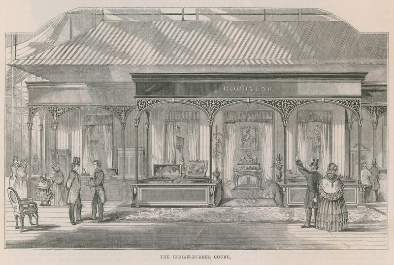 De Indian-Rubber Court, Crystal Palace door English School