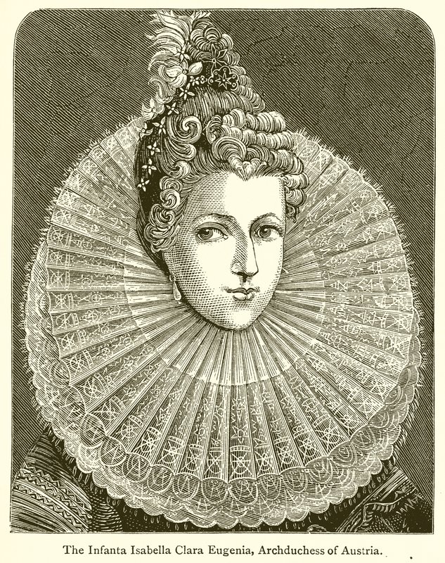 De Infanta Isabella Clara Eugenia, Aartshertogin van Oostenrijk door English School