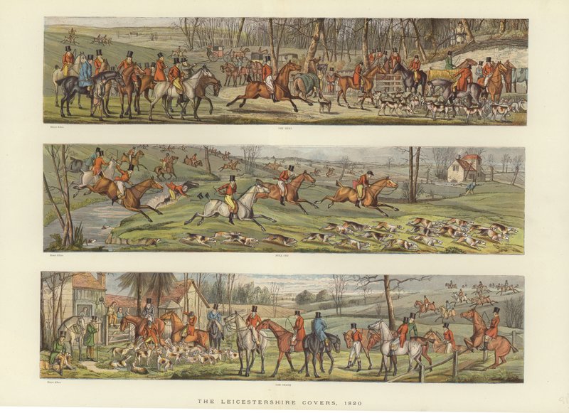 De Leicestershire Covers, 1820 door English School