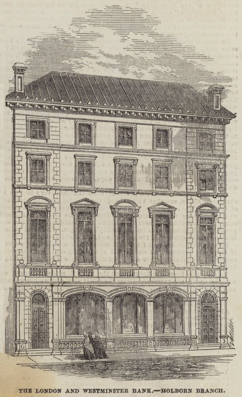 De London en Westminster Bank, Holborn Branch door English School