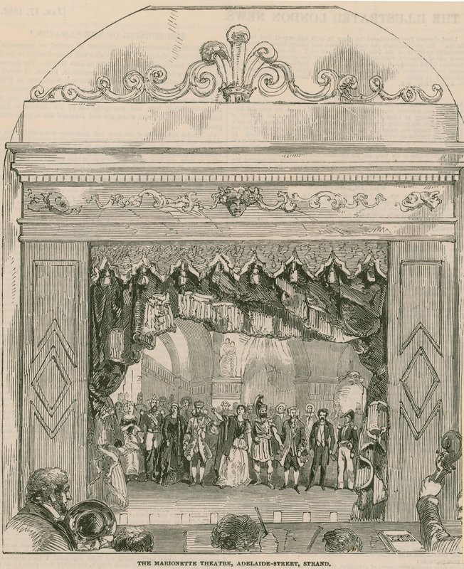 Het Marionettentheater op Adelaide Street door English School
