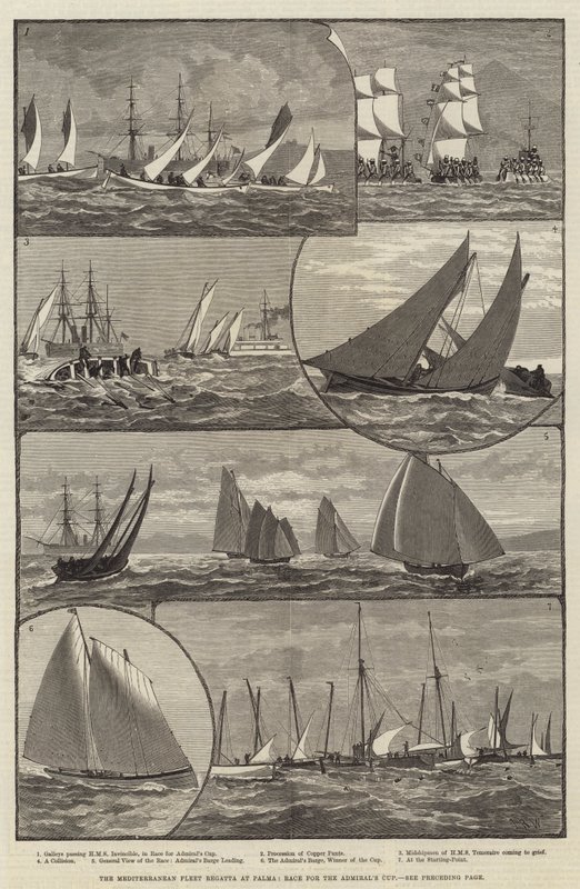 De Middellandse Zee Vlootregatta in Palma, Race voor de Admiral