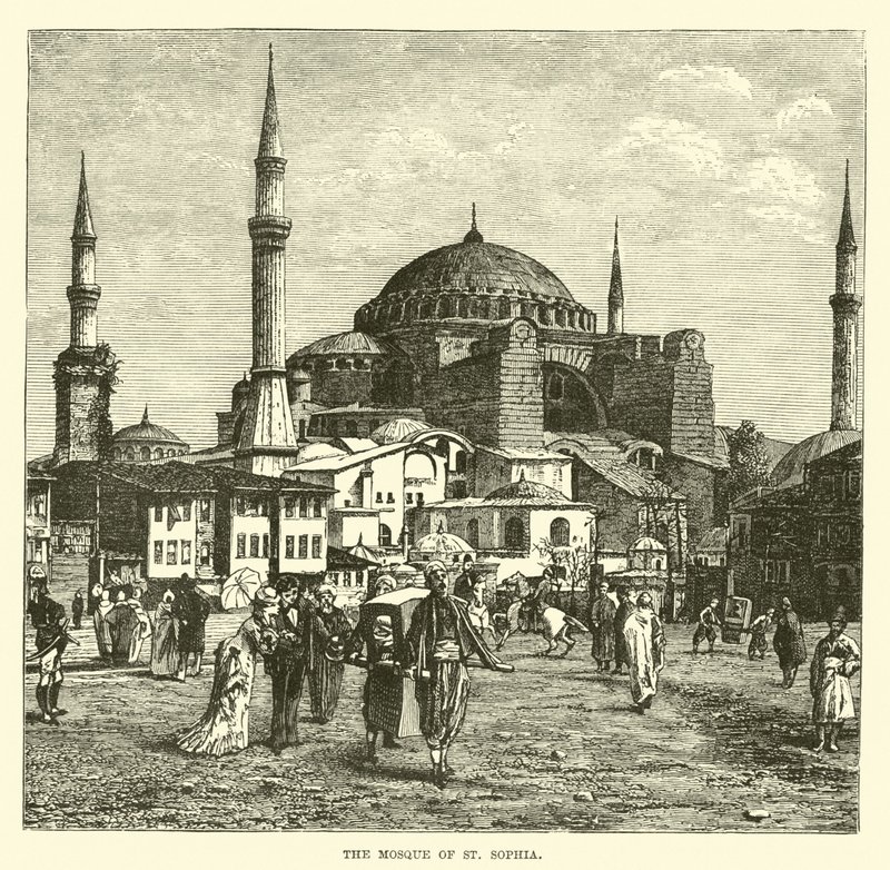De moskee van St. Sophia door English School