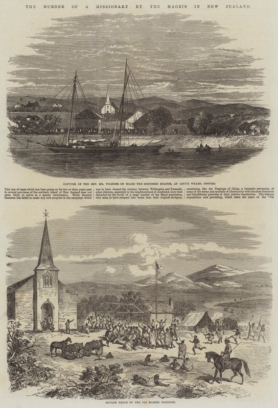 De moord op een missionaris door de Maori