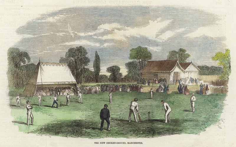 Het nieuwe cricketveld, Manchester door English School